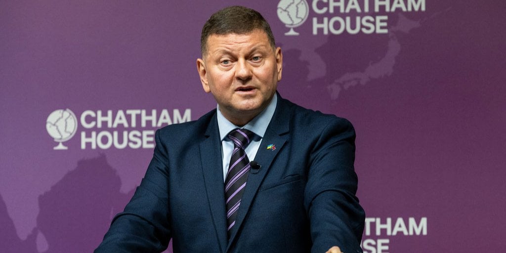 Посол України у Великій Британії Валерій Залужний (Фото: Chatham House / X)