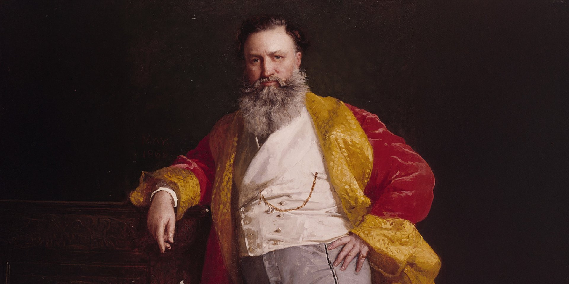 Портрет Исаака Зингера работы Эдварда Гаррисона Мэя, 1869 год (Фото: National Portrait Gallery, US)