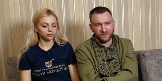Andriy and Olena are together after 2.5 years of separation (Photo: Screenshot of the video Suspilne Chernihiv)