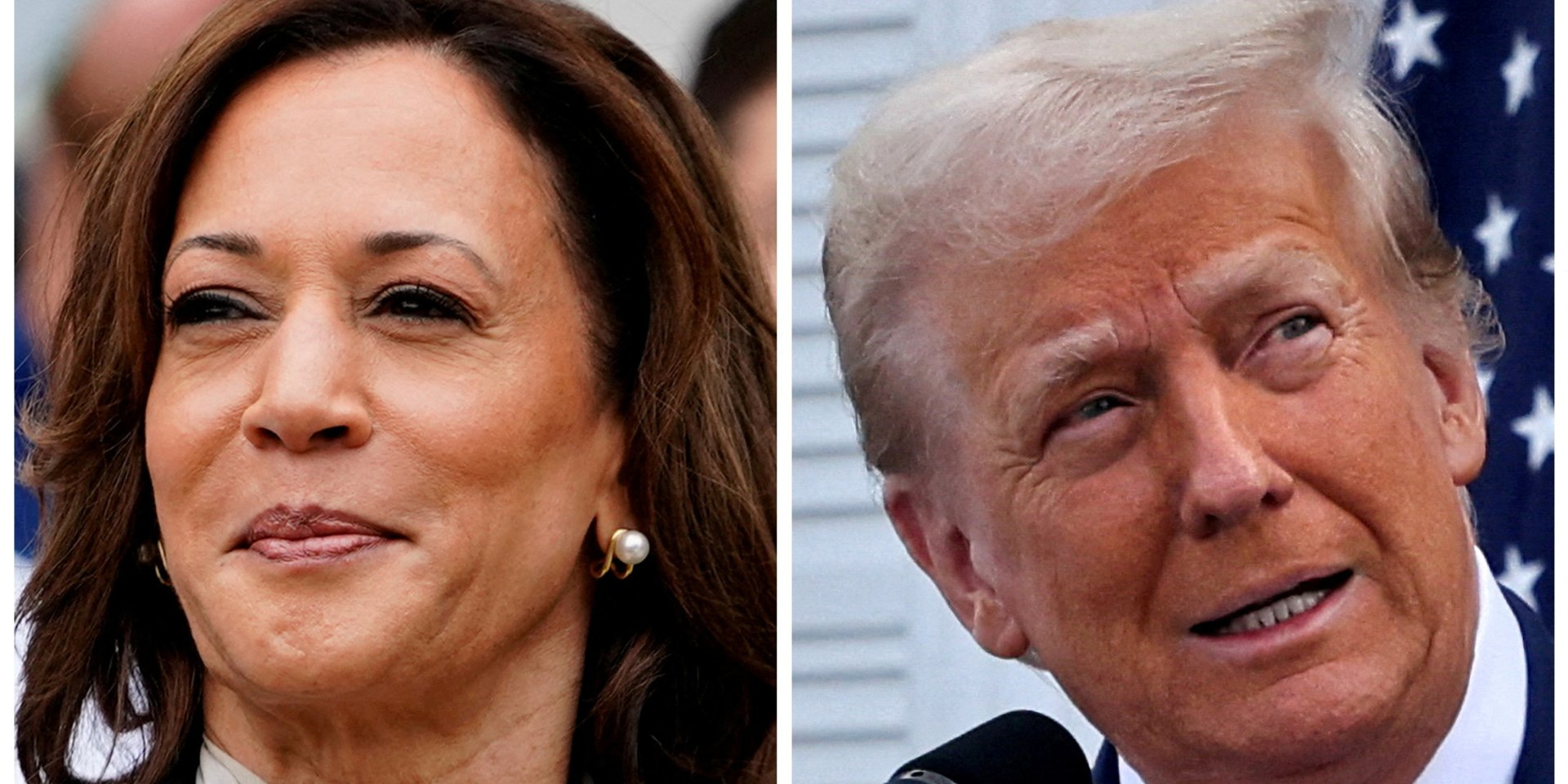 Democratic candidate Kamala Harris and her Republican rival Donald Trump have little in common (Photo: REUTERS/Nathan Howard, Jeenah Moon/File Photo)