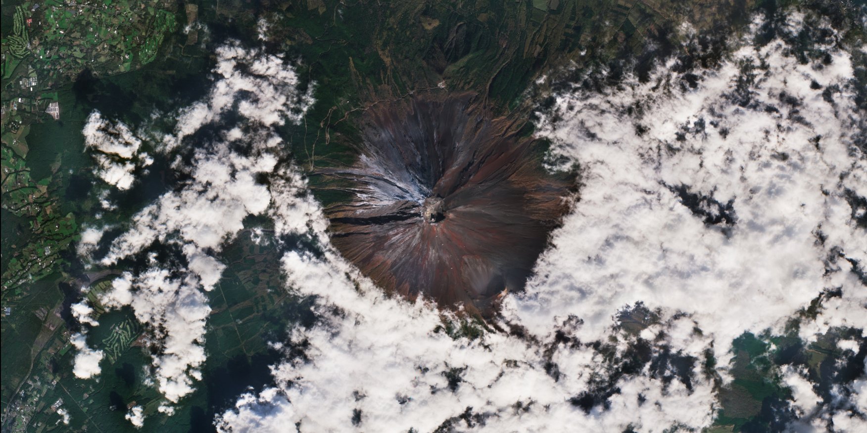 Гора Фудзи (Фото: ESA Earth Observation)