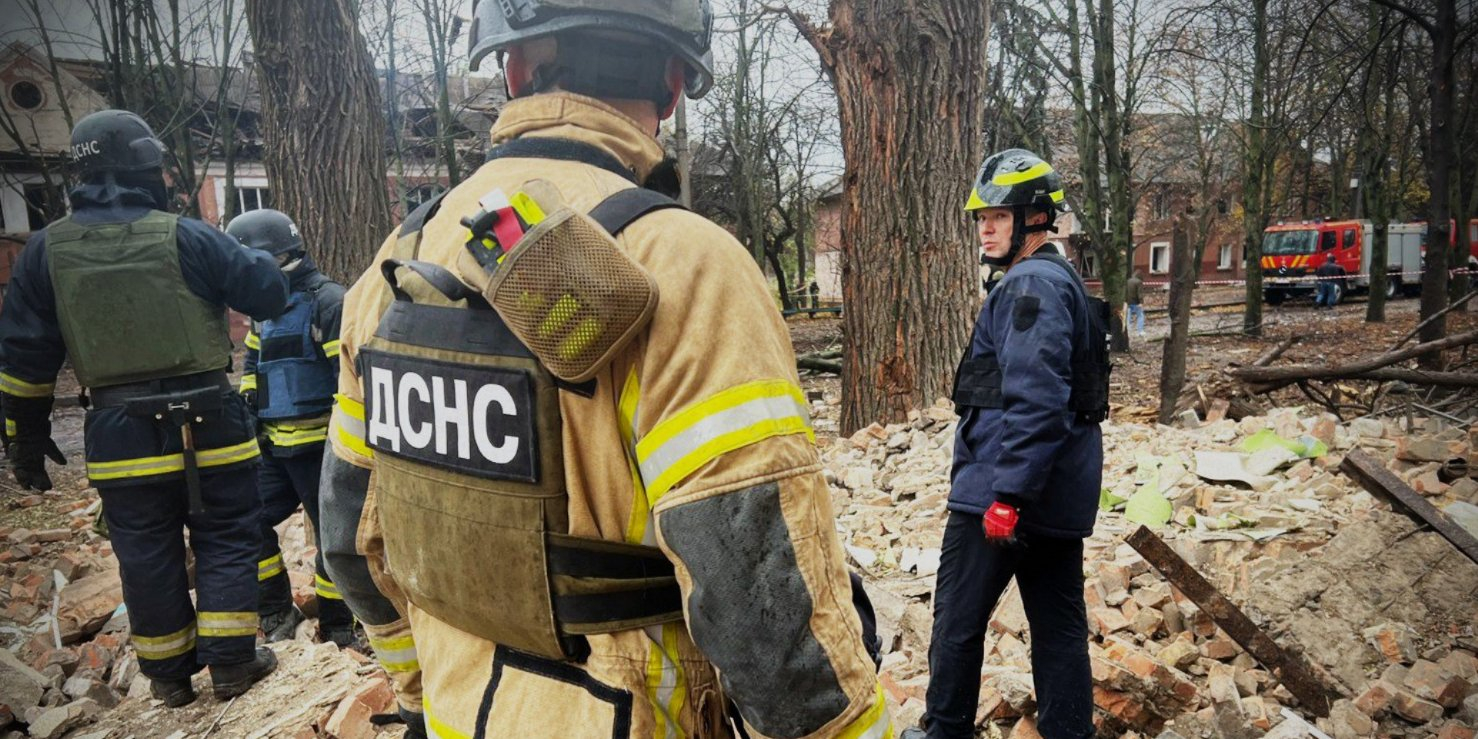 Russian strike on Kryvyi Rih aftermath (Photo: SES/Telegram)