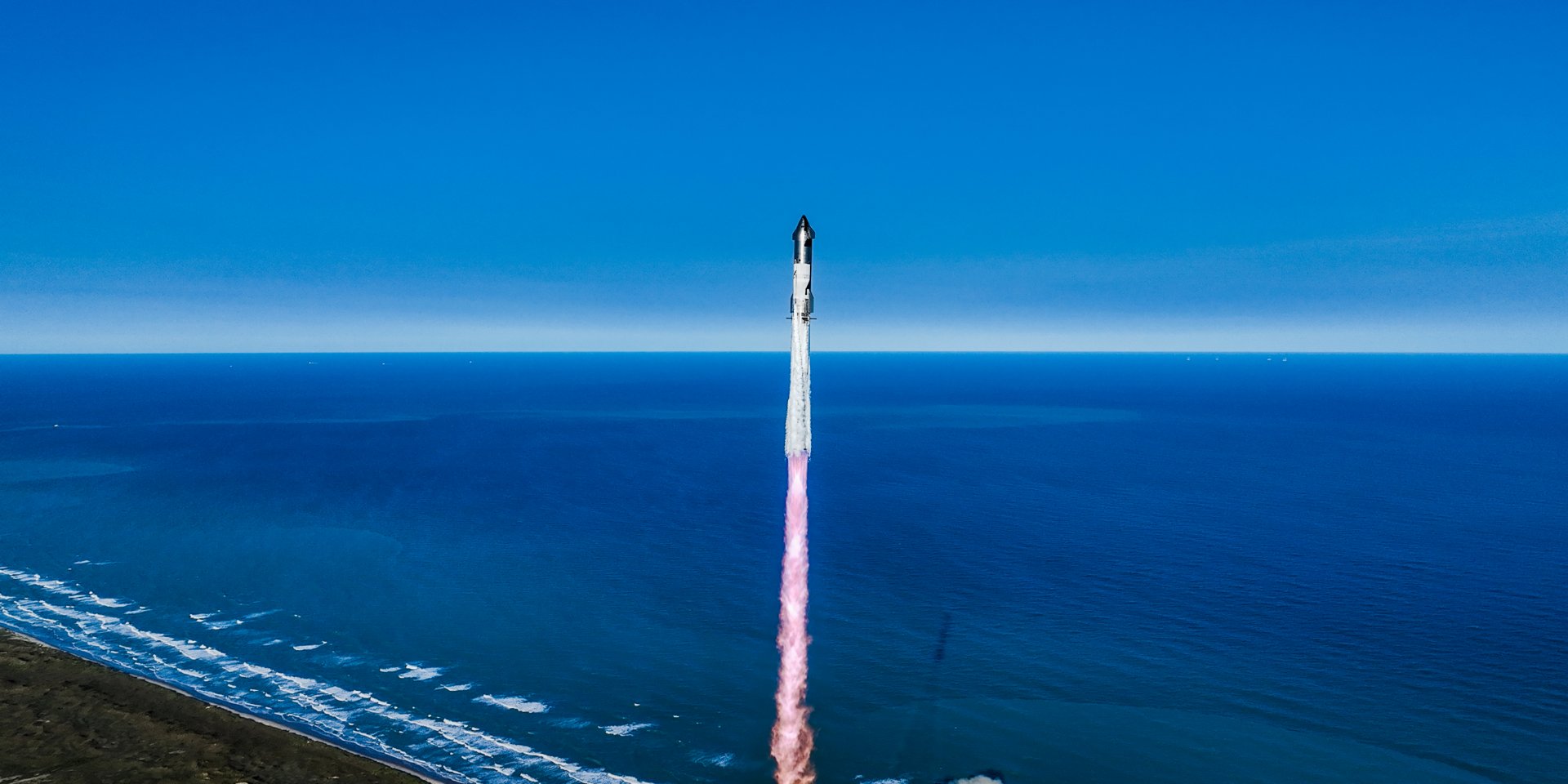 За польотом найбільшої у світі ракети спостерігали на МКС (Фото: SpaceX / X)