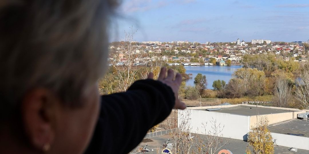 View of the Dnipro River, Kherson, November 2024 (Photo: ivan_antypenko/Instagram)