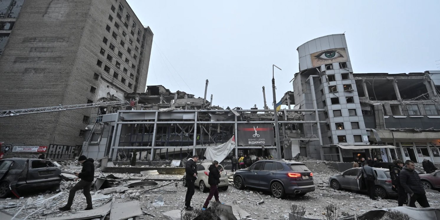 Ракетна атака по Запоріжжю 10 грудня (Фото: REUTERS/Stringer)