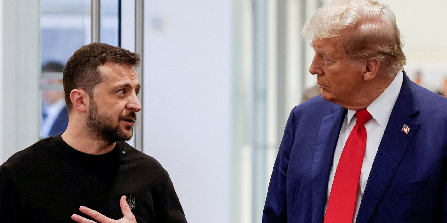 Volodymyr Zelenskyy and Donald Trump (Photo: REUTERS/Shannon Stapleton)