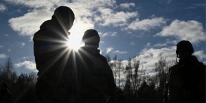 Українські військові під час навчань у Чернігівській області, 12 грудня 2024 року (Фото: REUTERS/Maksym Kishka)