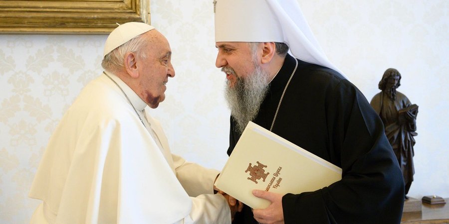 Митрополит Епифаний встретился с&nbsp;Папой Римским Франциском&nbsp;&mdash; фото