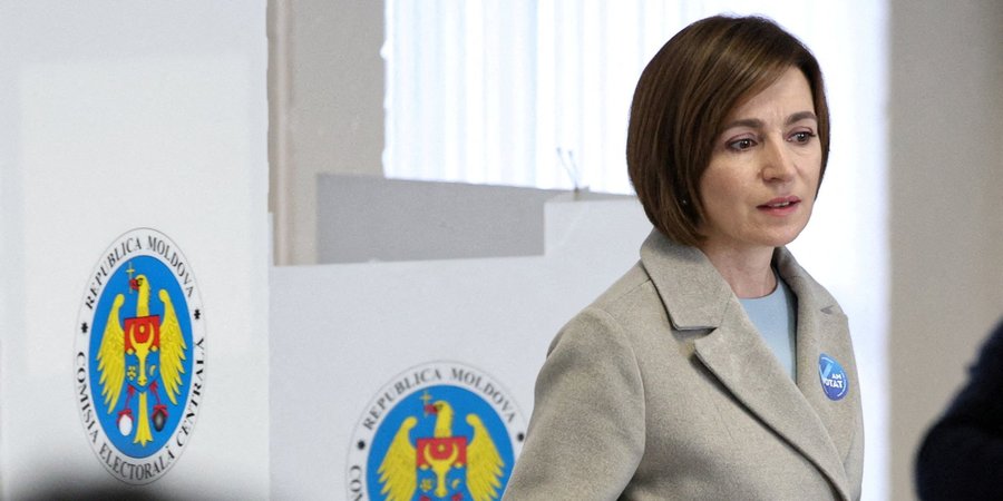 Президент Молдови Майя Санду (Фото: REUTERS/Vladislav Culiomza)