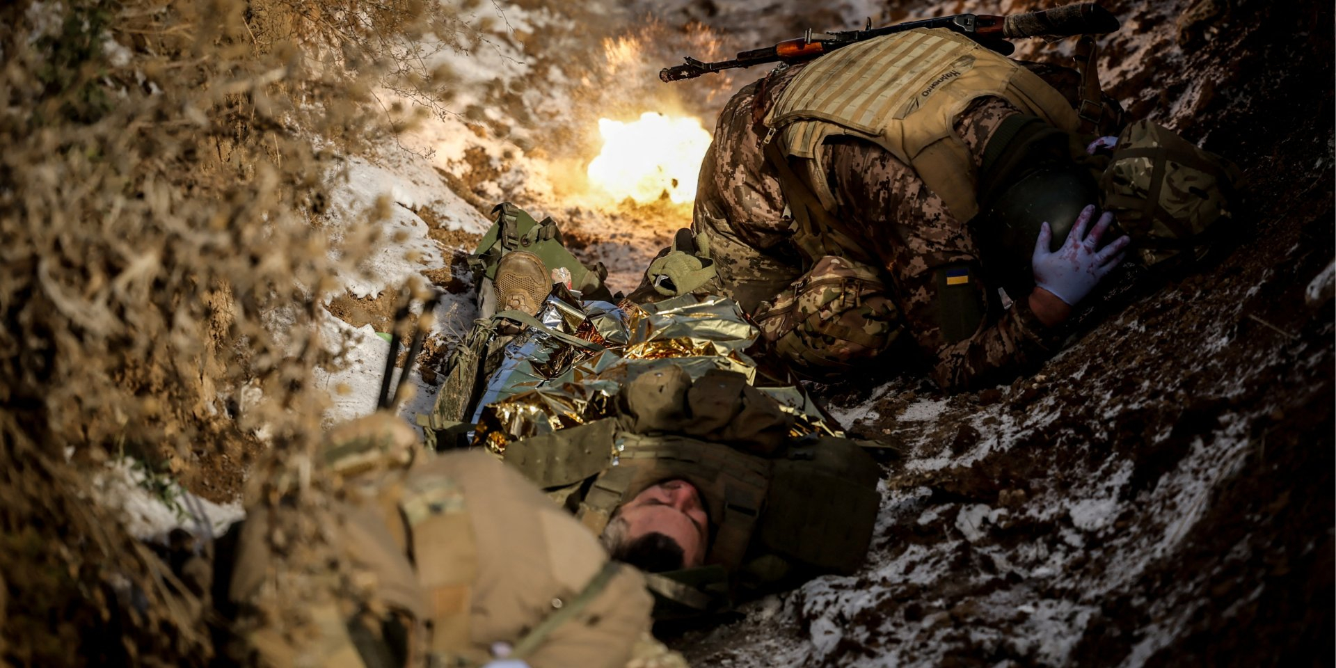 Tactical medical exercises of the Ukrainian military in Donetsk Oblast (illustrative photo) (Photo: Oleg Petrasiuk/Press Service of the 24th King Danylo Separate Mechanized Brigade/Handout via REUTERS)