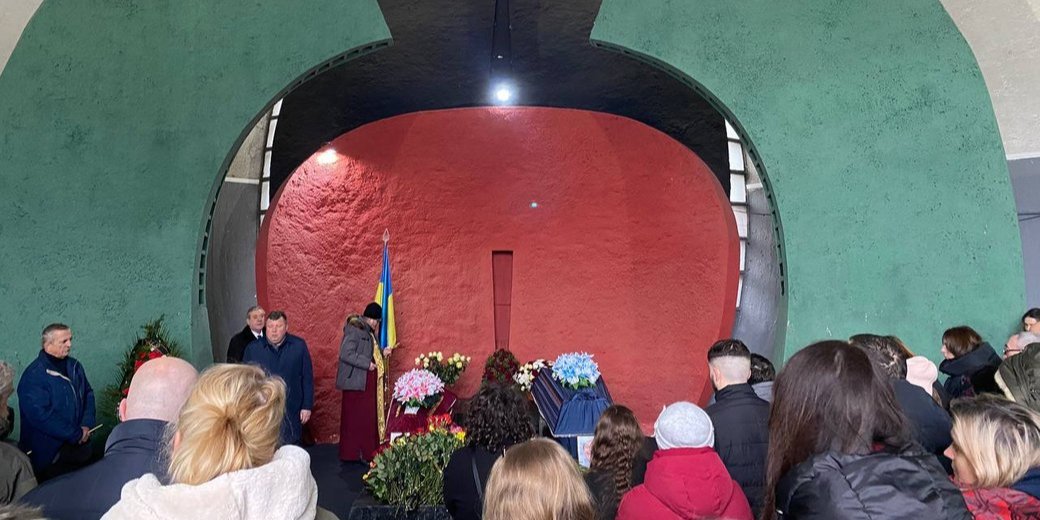 Прощання з Ігорем Зимою і Олесею Сокур у Києві (Фото: Суспільне Новини / Дар’я Сидоренко)