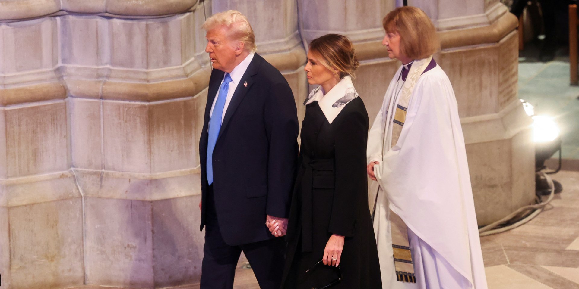 Дональд і Меланія Трамп на похороні Джиммі Картера у Вашингтоні (Фото: REUTERS/Brendan McDermid)