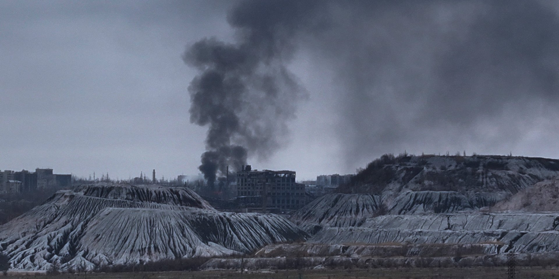 Destroyed and covered in snow - this is what Toretsk looks like now (Photo: 93rd Separate Rifle Brigade Kholodnyi Yar/Facebook)