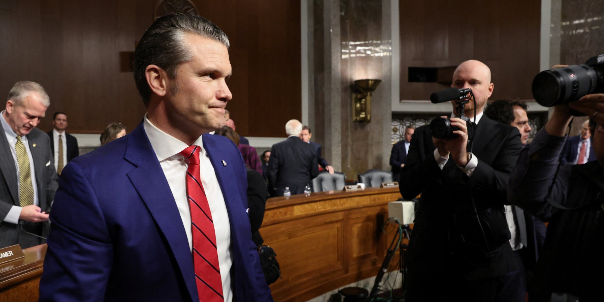 Пит Хегсет, кандидат в министры обороны США (Фото: REUTERS/Evelyn Hockstein)