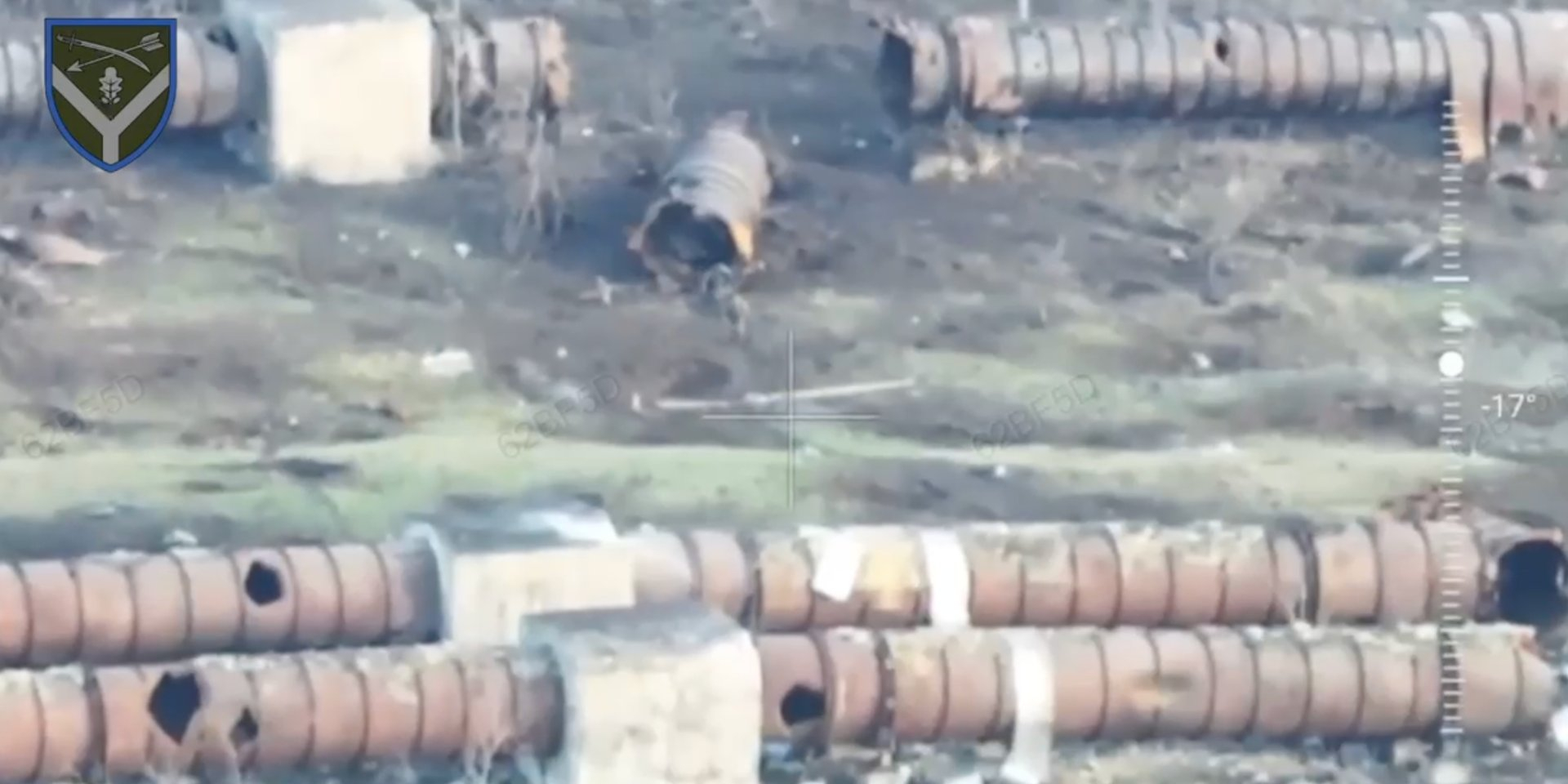 The Defense Forces struck a collector near Chasiv Yar where Russian occupiers were located. (Photo: Operational-Tactical Grouping Luhansk / Telegram)