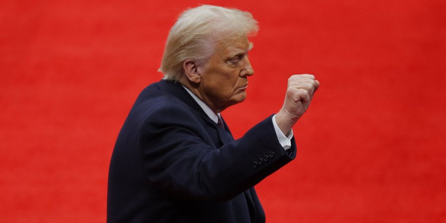 Президент США Дональд Трамп 20 січня в&nbsp;день своєї інавгурації (Фото: REUTERS/Brian Snyder)