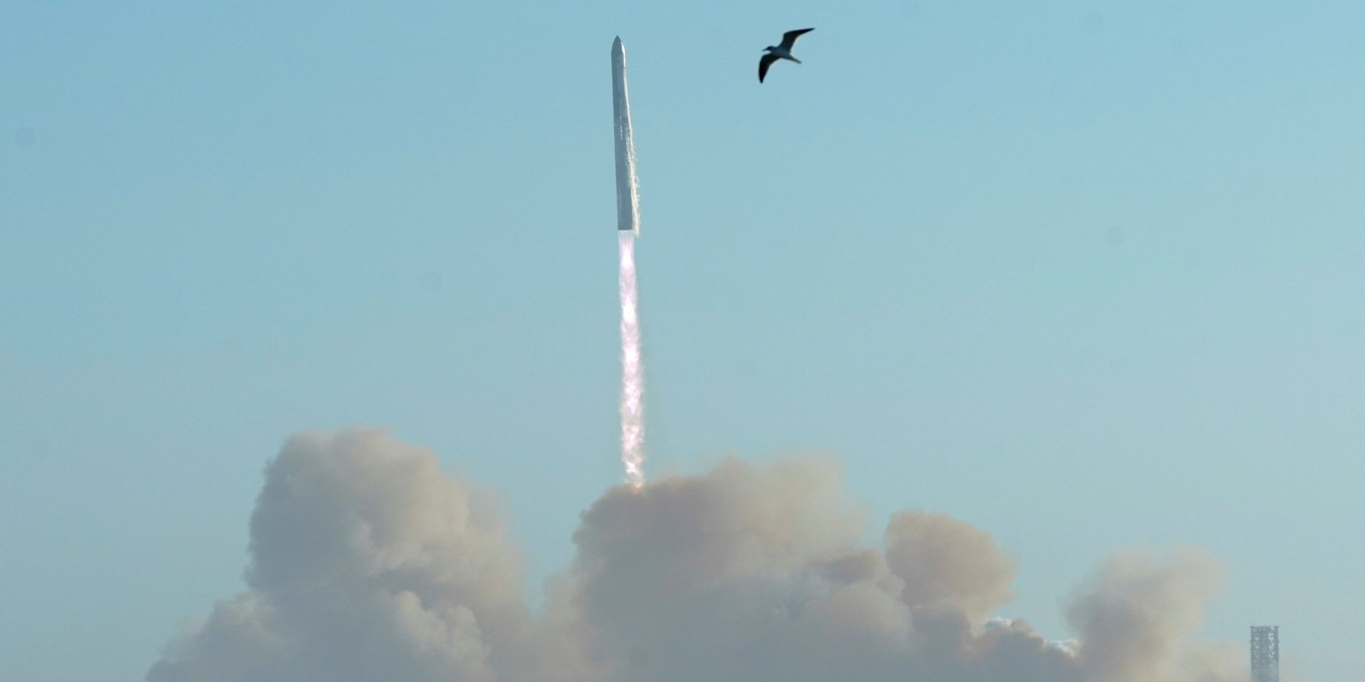 Запуск ракеты Starship компании SpaceX, Браунсвилл, США, 16 января 2025 года (Фото: REUTERS/Gabriel V. Cardenas)