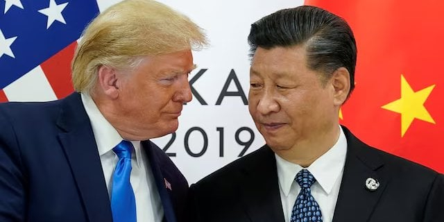 US President Donald Trump and Chinese leader Xi Jinping (Photo: REUTERS/Kevin Lamarque)