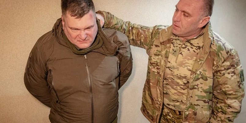 Голова штабу Антитерористичного центру СБУ полковник Дмитро Козюра під час затримання (Фото: Служба безпеки України)
