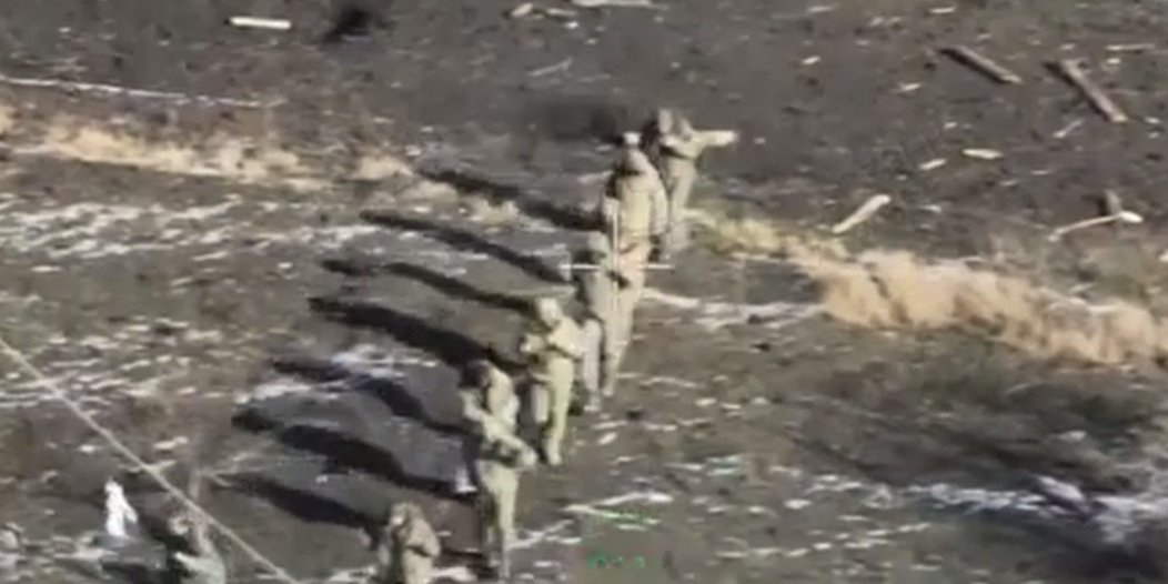 Nine Russian troops surrendered in the Pokrovsk sector (Photo: Screenshot from video / 25th Separate Airborne Sicheslav Brigade)