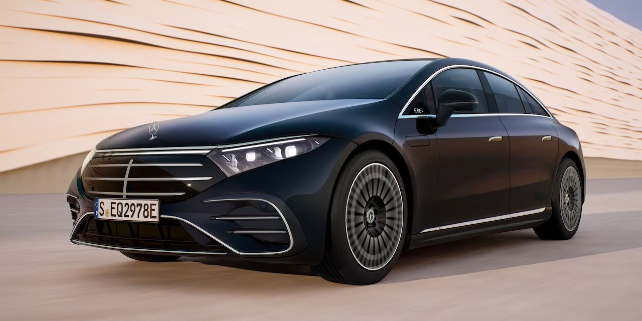 Mercedes использует седан EQS для тестирования батареи (Фото: Mercedes-Benz)