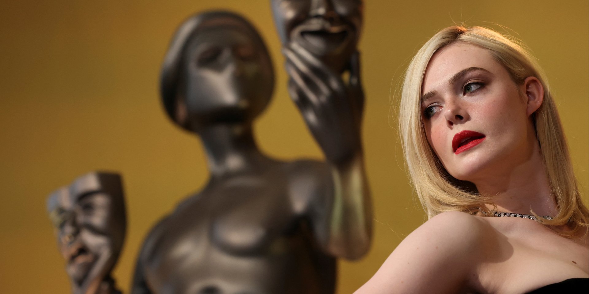 Ель Фаннінг на SAG Awards 2025 (Фото: REUTERS/Daniel Cole)
