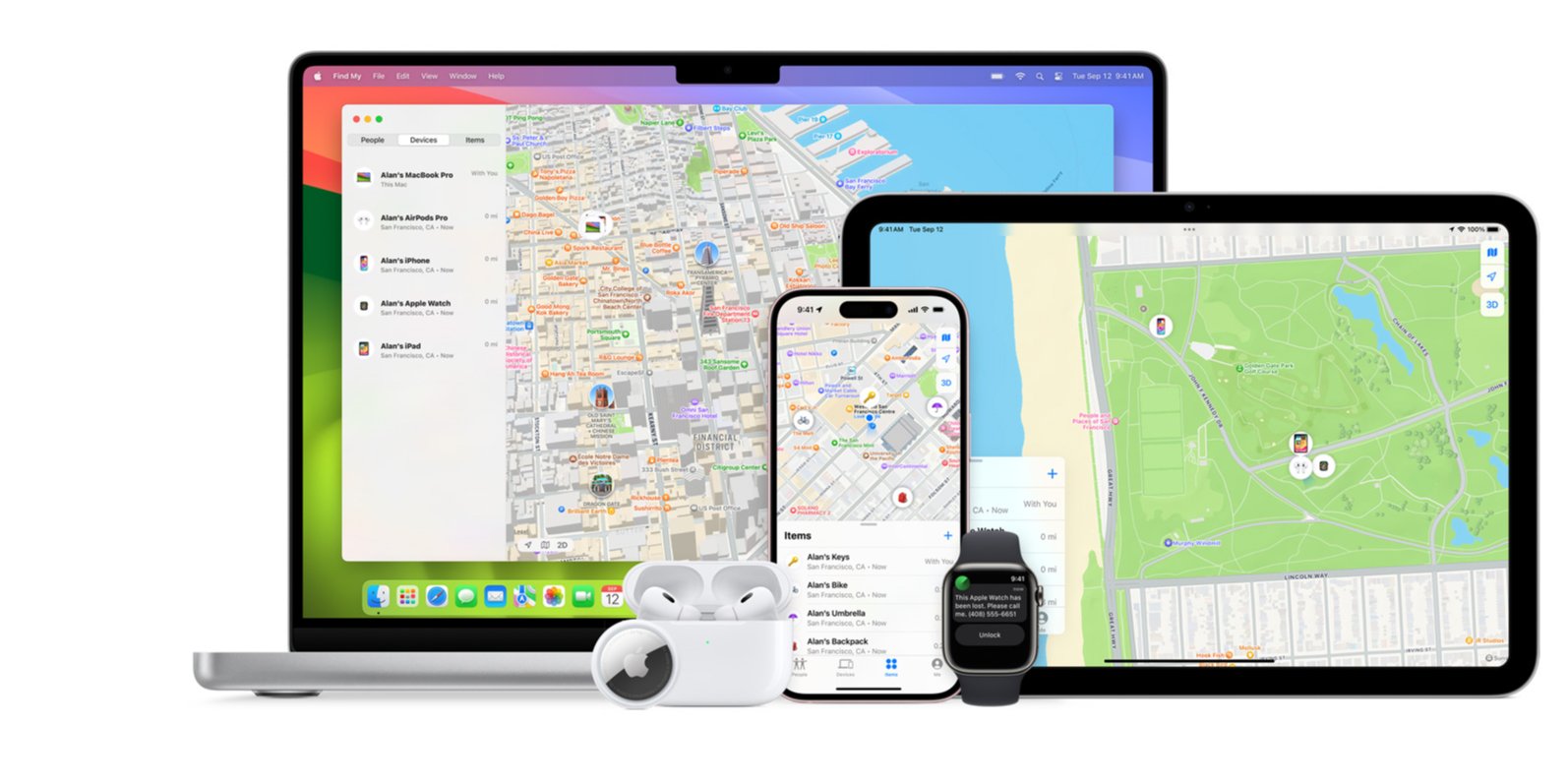 Apple Find My может быть опасной (Фото: Apple)
