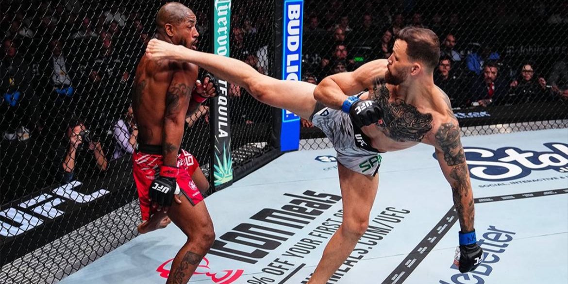 Маурисио Руффи нокаутировал Бобби Грина в первом раунде на UFC 313 (Фото: Jeff Bottari/Zuffa LLC)