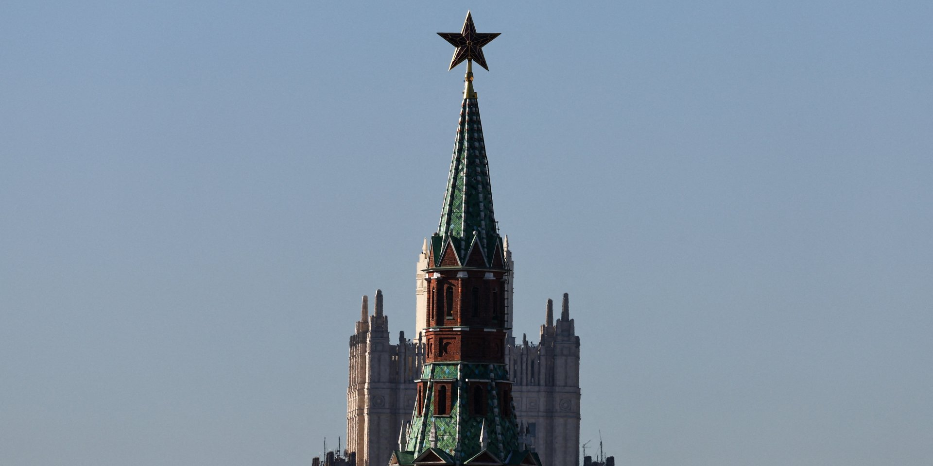 The Kremlin in front of the Russian Foreign Ministry building, Feb. 24, 2025 (Photo: REUTERS/Evgenia Novozhenina)