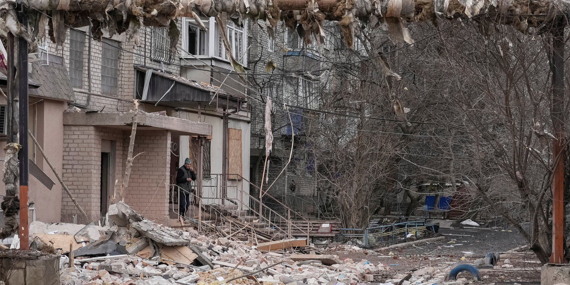 Russian shelling of Pokrovsk on March 6 (Photo: REUTERS/Inna Varenytsia)