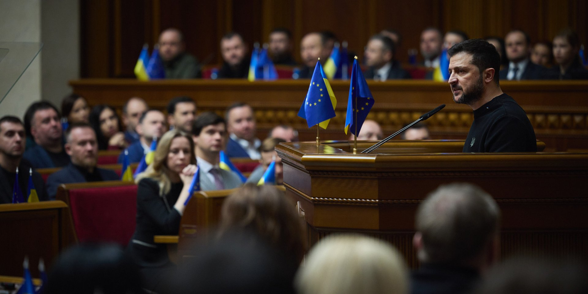 President Volodymyr Zelenskyy in the Verkhovna Rada (Photo: Press service of the President’s Office)