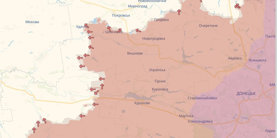 DeepState сообщил о&nbsp;продвижении россиян на&nbsp;трех направлениях, в&nbsp;23-й бригаде уточнили данные о&nbsp;боях за&nbsp;село Разлив
