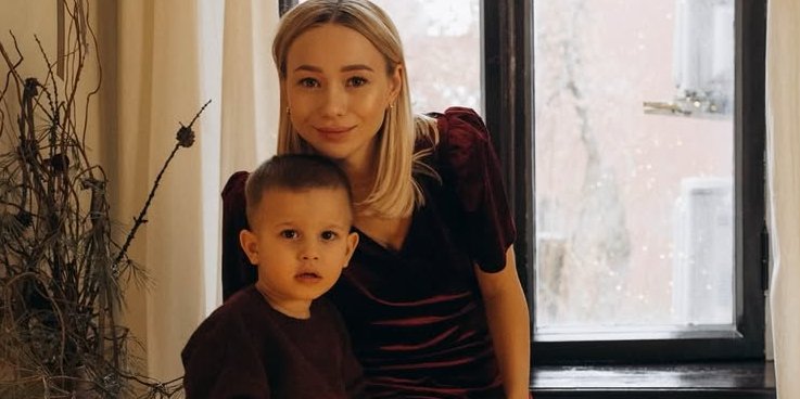 Катерина Репяхова із сином (Фото: instagram.com/repyahovakate)