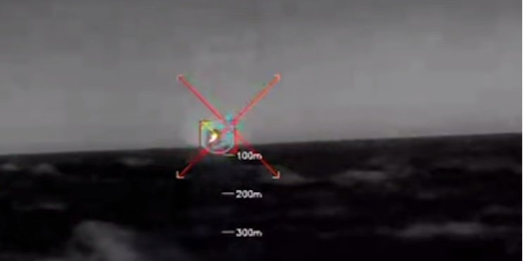 DIU fighters destroyed Russian warplanes with strikes from Magura naval drones (Photo: Screenshot of the video / The Defence Intelligence of Ukraine / Telegram)