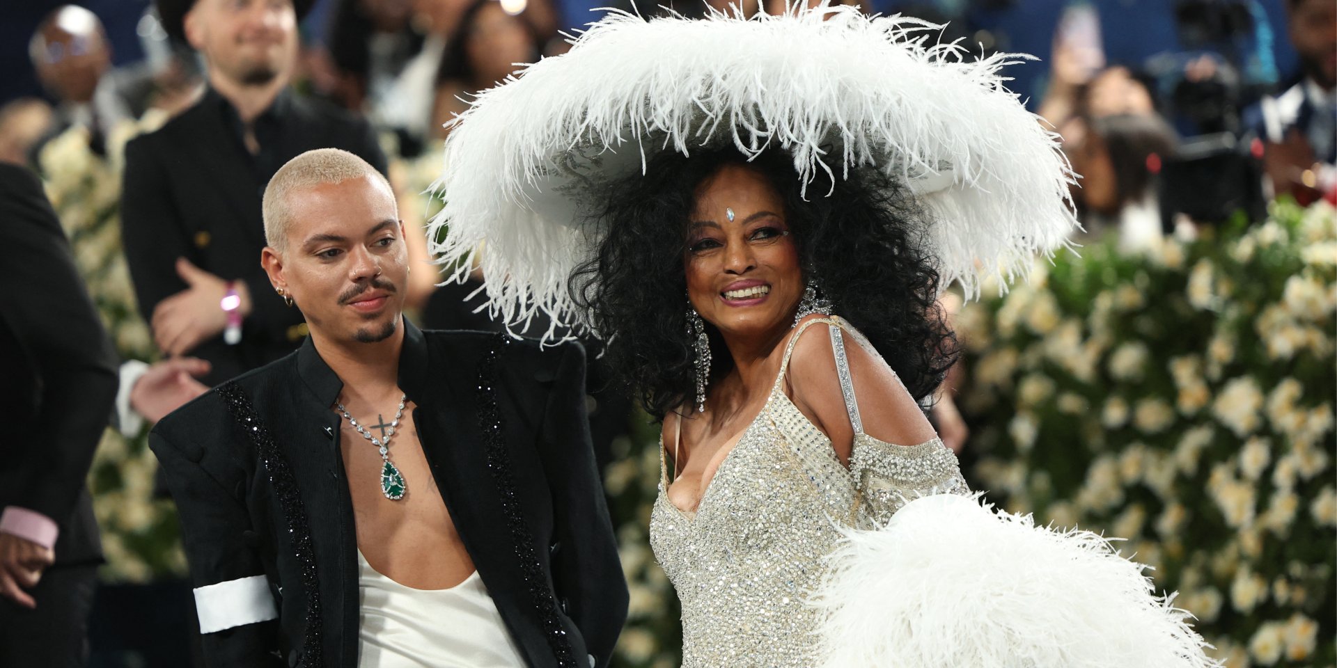 Даяна Росс на червоній доріжці Met Gala 2025 вперше за 22 роки (Фото: REUTERS/Mario Anzuoni)