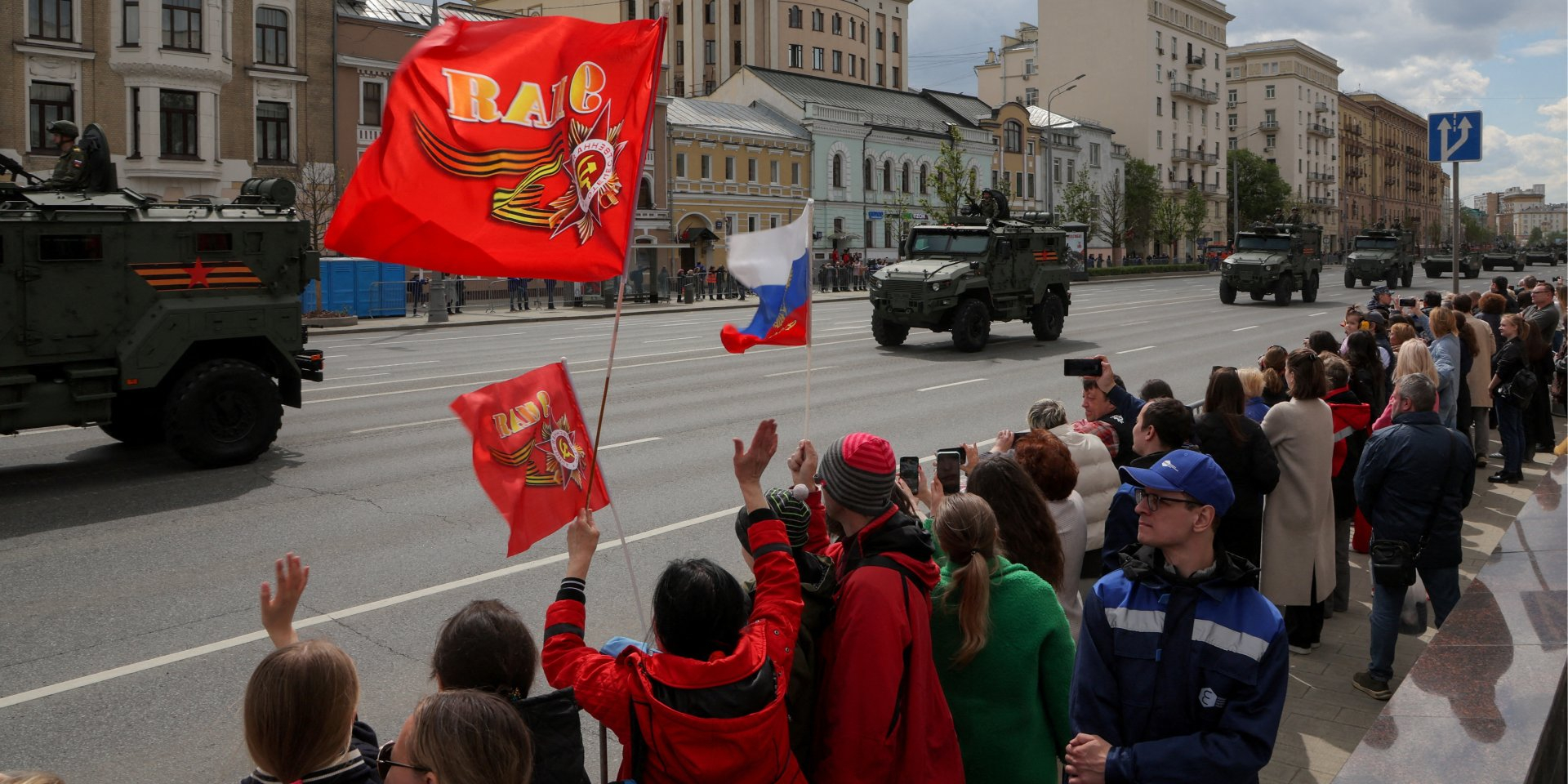 Parade rehearsal in Moscow (Photo: REUTERS/Anton Vaganov)