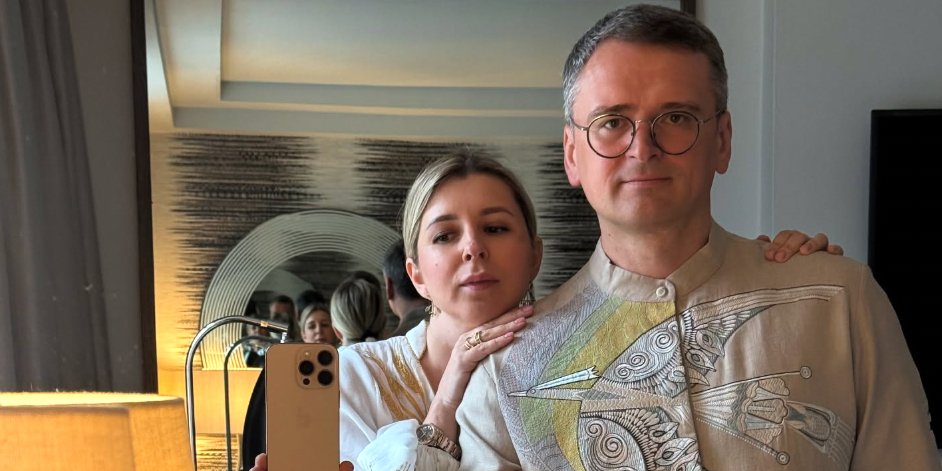 Дмитро Кулеба та Світлана Павелецька в День вишиванки (Фото: Instagram dmytro_kuleba)