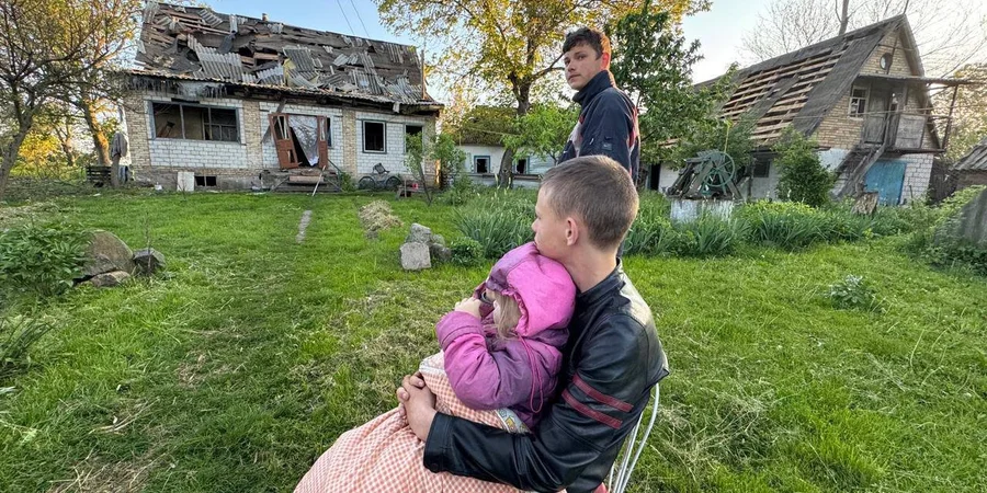 В Киевской области в результате ночной атаки дронами РФ пострадала семья с тремя детьми — фото