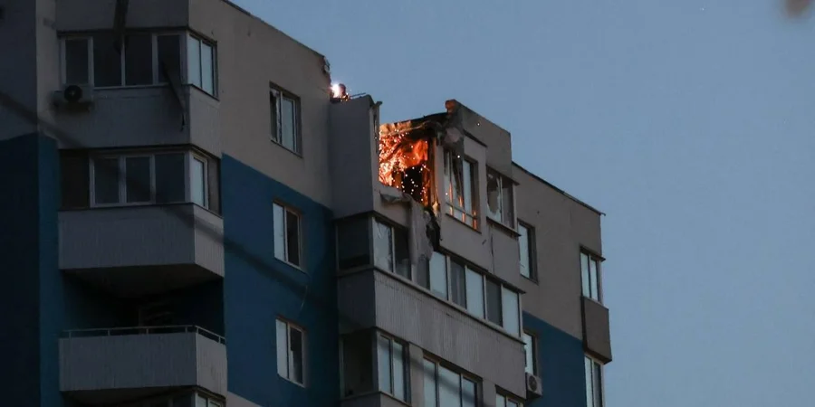 Ночной массированный удар по Харькову: РФ атаковала город ракетой и БПЛА, повреждены многоэтажки, ранены 17 человек, среди них есть дети