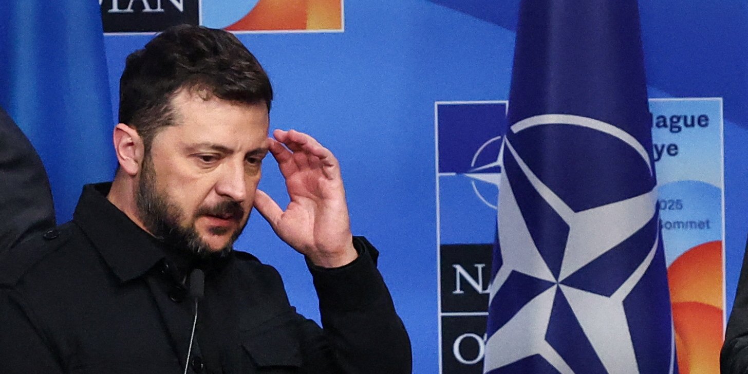 Зеленский на саммите НАТО &mdash; украинского президента не пригласили на  закрытое заседание лидеров / NV