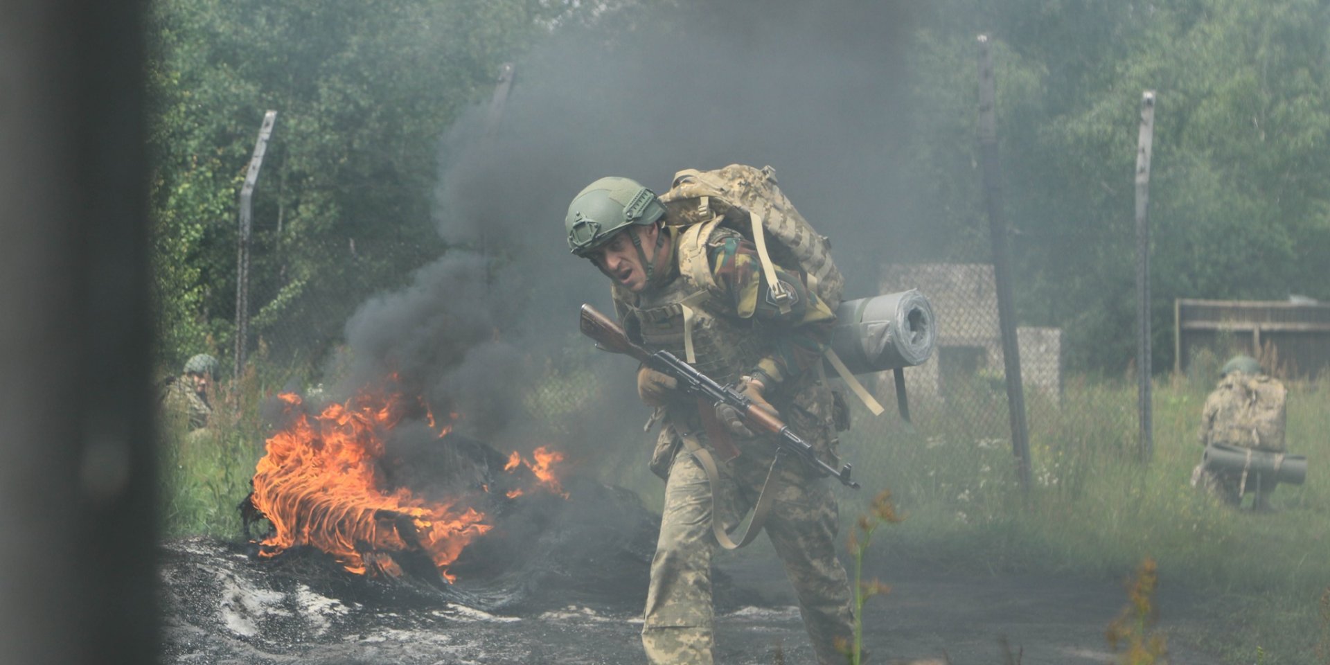 Тренировка военных (Фото: Закарпатский ОТЦК и СП)