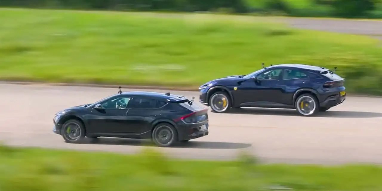 Kia EV6 GT обогнал Ferrari Purosangue (Фото: Carwow)