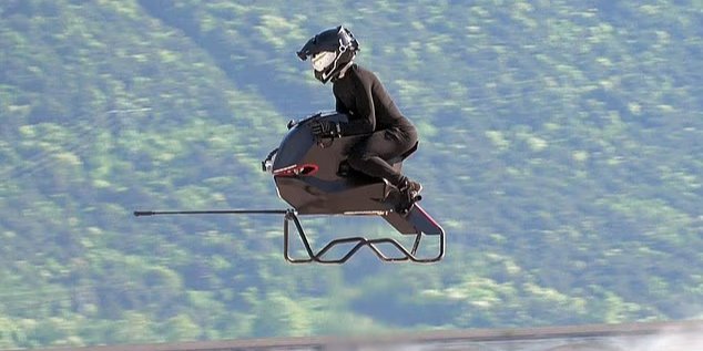 Airbike — это одноместный летательный аппарат с реактивной тягой, который способен разгоняться до 200 км/ч (Фото: Волонавт/СВНС)
