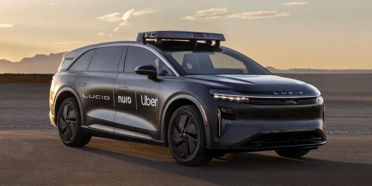 Lucid Gravity оснащений апаратним та програмним забезпеченням для автономного водіння рівня 4. (Фото: Lucid Group, Inc.)