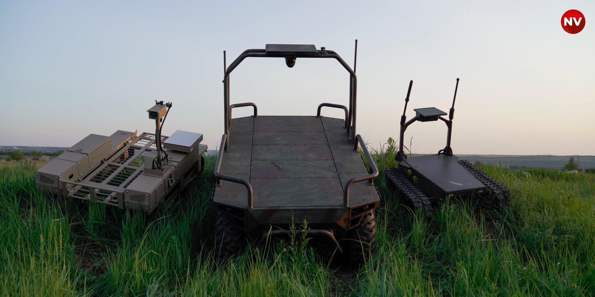 Ground robotic vehicles handle various tasks, replacing manpower on the battlefield (Photo: Serhii Okunev / NV)