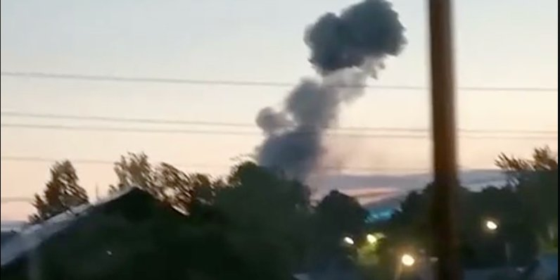 SBU drones struck the Arzamas plant in Russia. (Photo: Screenshot of video from NV sources)