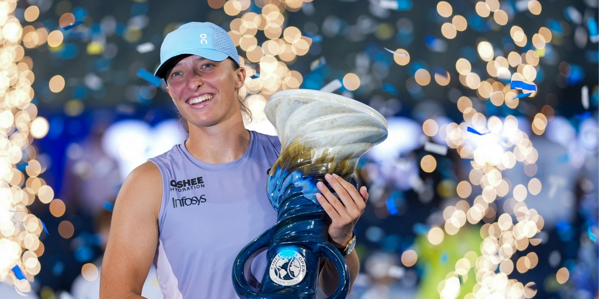 Свьонтек уперше в кар'єрі виграла турнір у Цинциннаті, перемігши в яскравому фіналі - відео