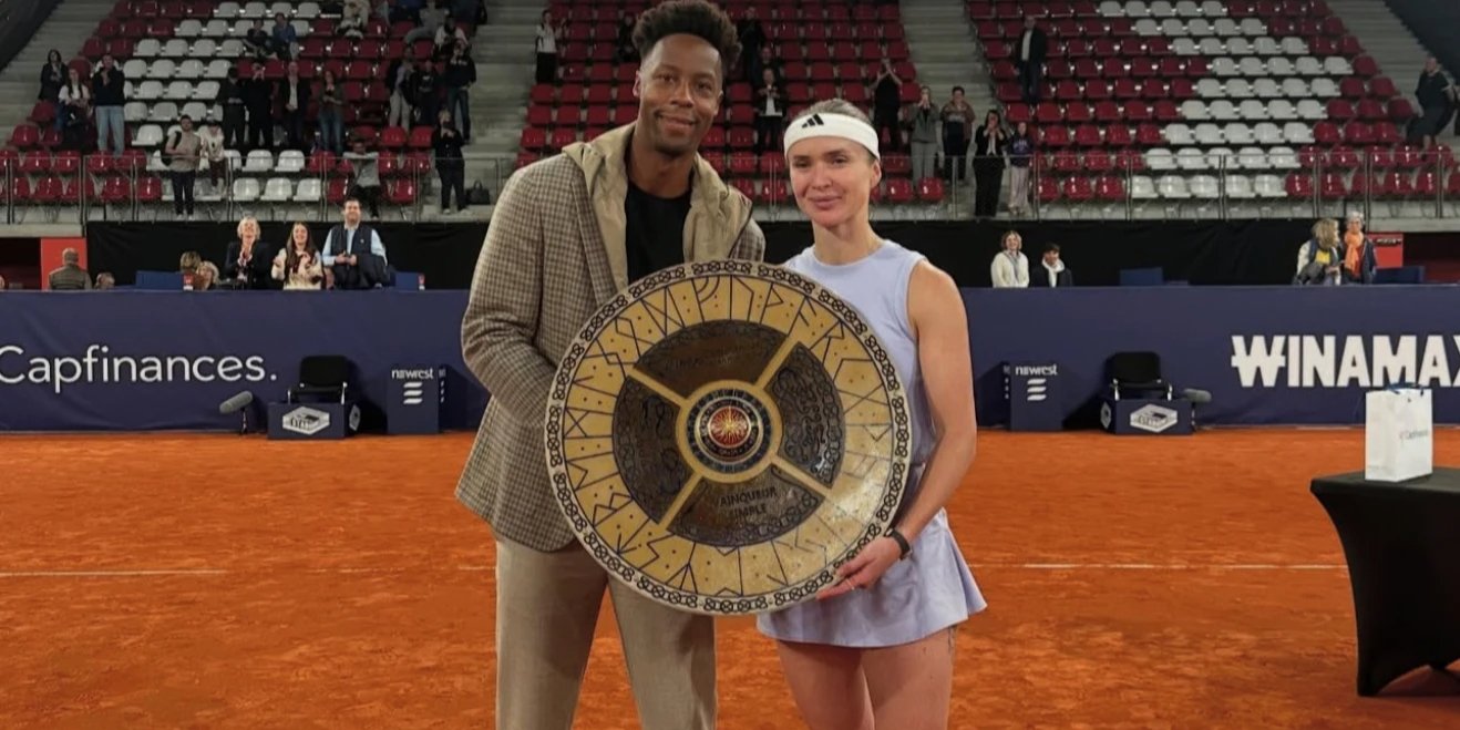 Гаэль Монфис и Элина Свитолина (Фото: instagram.com/elisvitolina)