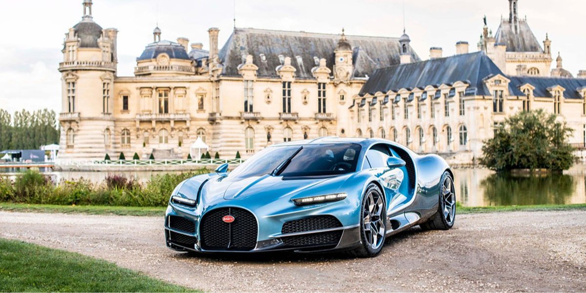 Начальная цена Bugatti Tourbillon составляет примерно 160 миллионов гривен. (Фото: Бугатти)