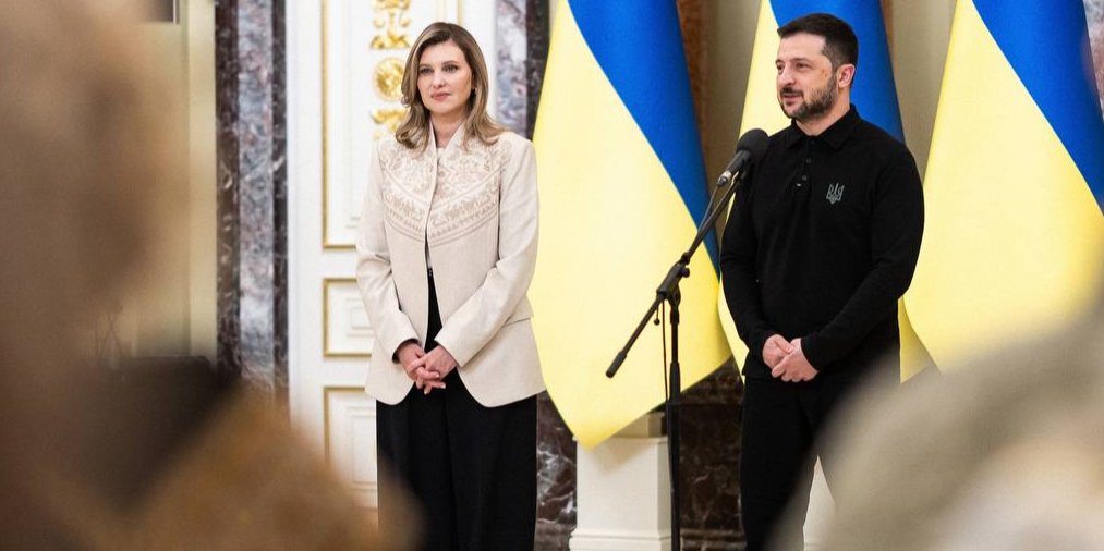 Елена Зеленская надела пиджак украинского бренда Gaptuvalnya (Фото: Елена Зеленская/Телеграм)